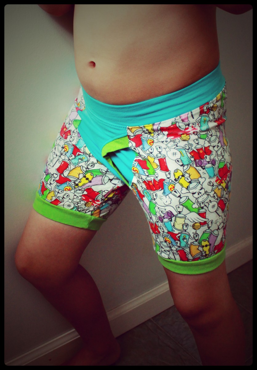 Boys Boxerwear with fly