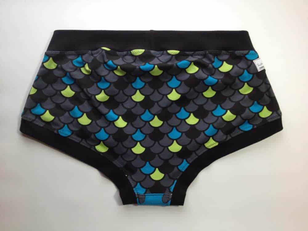 Linen panties sewing pattern, No elastic underwear pattern