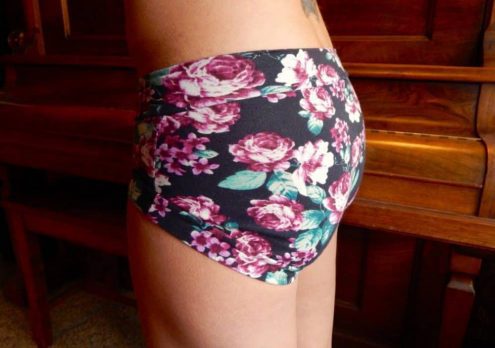 Custom made in just for you in my Bunzies Womens Organic blue fabric Scrundies Available in all sizes. Thong /& Boxerwear patterns