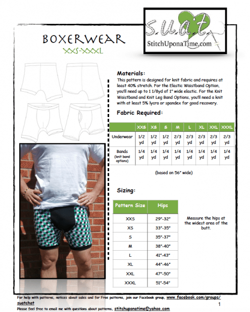 Top 15 Boxer Brief Patterns