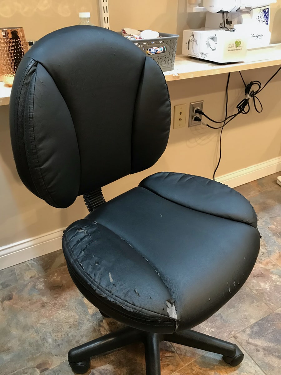 Sewing Chair Facelift- Easy DIY 