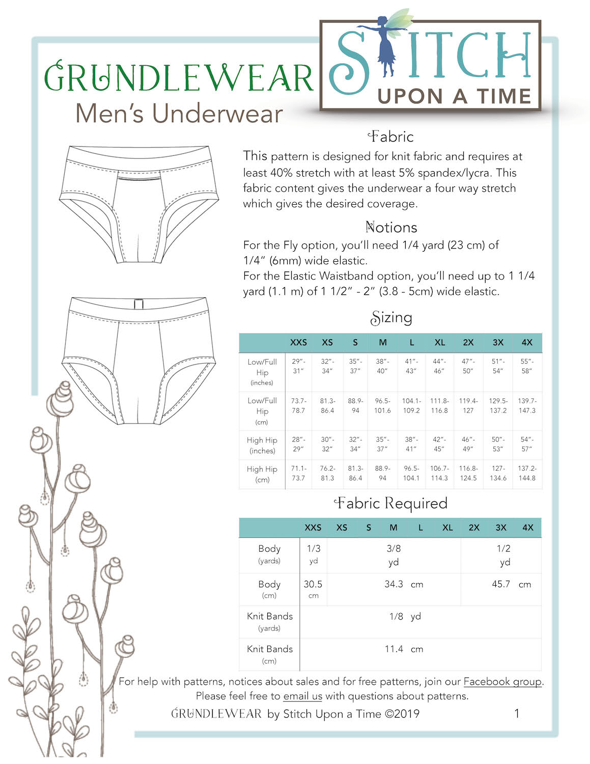 34+ mens underwear sewing pattern pdf