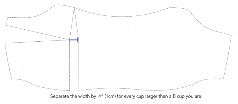 Full Bust Adjustment for Swim and Sports Bras