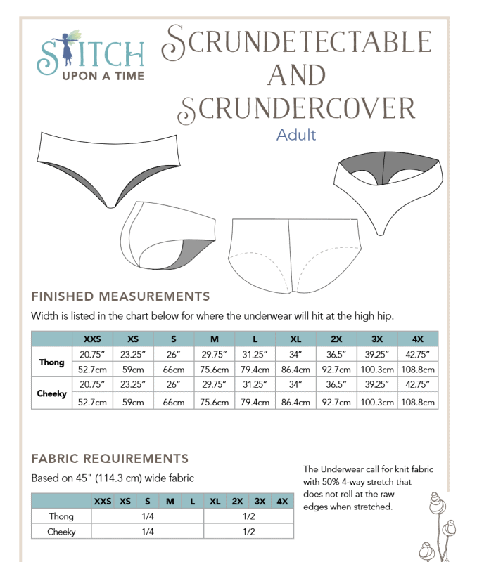 Scrundercover Cheeky & Scrundetectable Thong